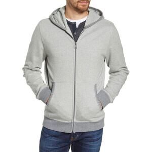 1901 Gray full zip Hooded Sweatshirt NWT 2XL